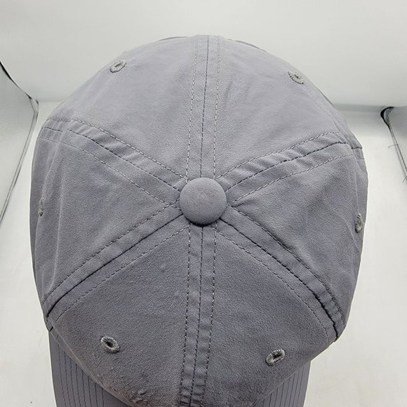 Adidas Adults Gray Athletic Hat Cap Adjustable Lightweight Comfort Outdoors - Picture 6 of 11